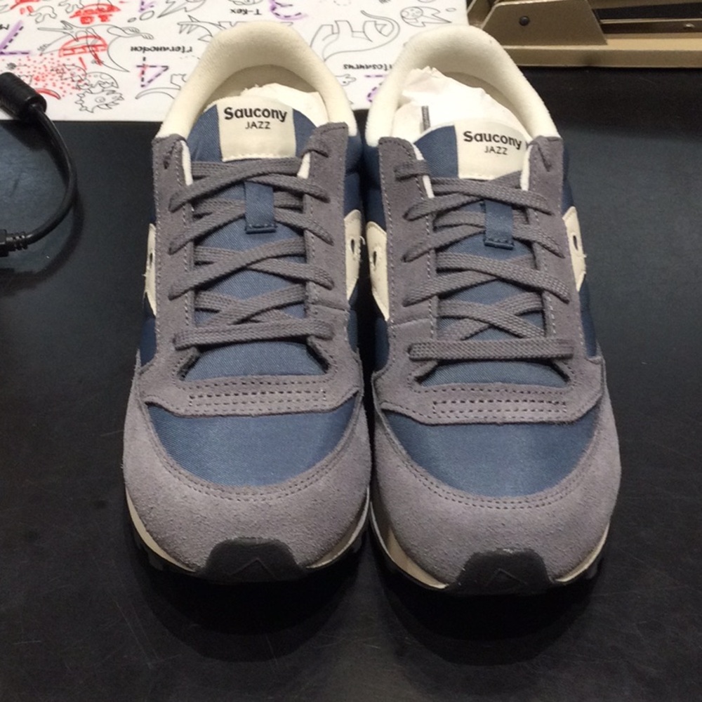 Saucony Jazz Original Grey, Blue, and orange NIB NWT